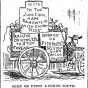 Black and white scan of "Seen on First Avenue South." Minneapolis Journal, April 16, 1889. 