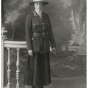 Black and white photograph of Red Cross worker Julia Gray, ca. 1919.