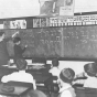 Black and white photograph of a Hebrew class held at St. Paul's Jewish Educational Center in 1931.