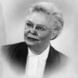 Black and white photograph of Lena O. Smith, first female African American lawyer in Minnesota, undated.