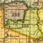 Land Ceded by the 1847 Treaty of Fond Du Lac (green)