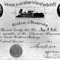 Great Northern Railway Veterans’ Association certificate