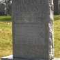 Color image of Thomas Lyles monument, 2014. 
