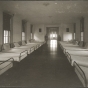 Interior view of a dormitory ward at the Anoka State Hospital, ca. 1910.