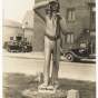 First Shaynowishkung (Chief Bemidji) statue