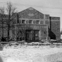 Black and white photograph of Deerwood Auditorium the year construction was finished, 1937.