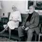 Clement Haupers and Muriel Oliver at Ah Gwah Ching nursing home, September 1982.