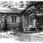 A cabin at the End of the Trail Lodge, south of Saganaga Lake, ca. 1950.