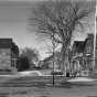 Black and white photograph of Milwaukee Avenue, 1985.