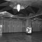 Black and white photograph of the interior of the Foshay Tower, 1929–1930.