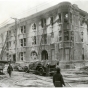 Photograph of the Marlborough Apartment Hotel fire, Minneapolis