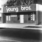 Young Brothers Barber Shop and Satin Doll Beauty Salon, 1918 Plymouth Avenue North, Minneapolis, ca. 1970s. The Young brothers owned multiple barber shops on Plymouth Avenue North.