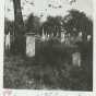 Black and white photograph of Philander Prescott’s grave marker, ca. 1920.