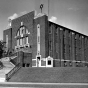 Black and white photograph of Tiferes Bnai Jacob Synagogue, 1948.