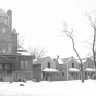 Black and white photograph of Sharei Zedeck Synagogue, razed for Sumner Field Project, Minneapolis, 1936.