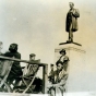 Unveiling the Abraham Lincoln statue at Victory Memorial Drive