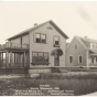 Oliver-built homes in Marble, Minnesota, 1920. The company designed and built homes in in the Canisteo District for employees to live in as they populated towns throughout the western Mesabi Range. 