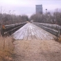 Minnesota and International Railway trestle bridge facing southwest