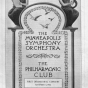 Black and white scan of the initial concert program of the Minneapolis Symphony Orchestra at Exhibition Auditorium, Minneapolis, Minnesota, November 5, 1903.