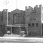 Black and white photograph of the St. Peter Armory, 1921. 