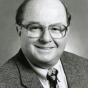 Black and white photograph of Allan Spear, 1997. Photographed by Minnesota Senate photographer.