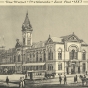 Black and white photograph of New Market House, Seventh and Wabasha, St. Paul, 1883.