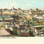 Color postcard view of the Flats, 1910.