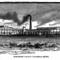 Engraving of the Como Shops published in Northwest magazine (April 1886, page 12).  