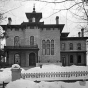 Black and white photograph of the exterior of the Burbank-Griggs house, 432 Summit, St. Paul, c.1880. Photographed by T.W. Ingersoll.