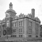 Black and white photograph of Van Buren School (275 Maple Street, St. Paul), ca. 1905.