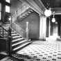 Black and white photograph of the interior of the St. Paul Commercial Club in the Commerce Building, 1912.