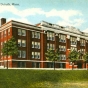 Colorized postcard of the Duluth Armory, c.1920.