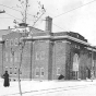 Eveleth Recreation Building, ca. 1919. The facility, built around that same year, was the first indoor hockey arena in Minnesota.