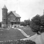 Black and white photograph of Girl's Cottage at the State School, c.1905.