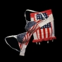 photograph of a star-spangled brassiere and girdle produced by Munsingwear