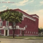 Color postcard image of the Winona Masonic Temple, 1910. 