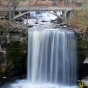 Color image of Minneopa Falls, Minneopa State Park, October 21, 2010. Photograph by Wikimedia Commons user McGhiever. 