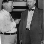 Mayor Thomas Latimer with Police Chief Frank Forstal