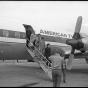 The Beatles arrive at Twin City Metropolitan Airport