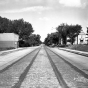 Black and white photograph of 4th Ave S at 37th St, 1957.