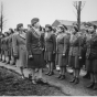 Major Charity E. Adams and Captain Mary Kearney inspect the 6888th