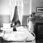 Nurse with patient in Fergus Falls State Hospital.