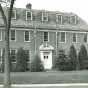 Black and white photograph of the Oak Park Home for Children (formerly the Jewish Sheltering Home for Children) at 1704–1708 Oak Park Avenue in Minneapolis, 1948. 