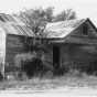 The abandoned Whitesocks School near Rochelle, Georgia, ca. 1970s. Black students were segregated from white ones in the 1920s, when Oscar Howard attended. From the Oscar C. Howard papers (P1842), Manuscripts Collection, Minnesota Historical Society.