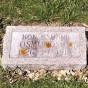 Osmund Osmundson grave marker, Valley Grove. Photo taken in 2019.