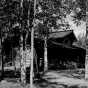 Black and white photograph of the Ranger Residence at the Marcell Ranger Station, 1940.