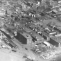 Aerial view of the West Side of St. Paul during flooding