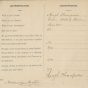 Color scan of an admission questionnaire for potential IOOF members answered by Hugh Thompson on March 22, 1913.