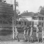 Children’s Preventorium patients playing basketball