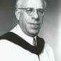 Black and white photograph of Albert Minda, rabbi of Temple Israel, Minneapolis, 1921–1963, undated.